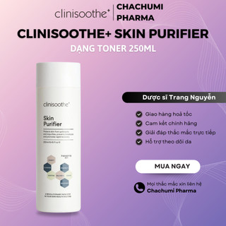 Clinisoothe+ Skin Purifier Làm sạch, kháng khuẩn, giảm đỏ, phục hồi và nhanh lành tổn thương