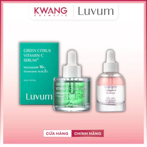 Tinh chất Luvum dưỡng trắng, mờ thâm, chống lão hóa, căng bóng da Serum 30ml Hàn Quốc skincare