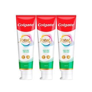 [Livestream] Bộ 3 Kem đánh răng Colgate Total sạch sâu bảo vệ, ngăn ngừa 8 vấn đề răng miệng 150g/ tuýp