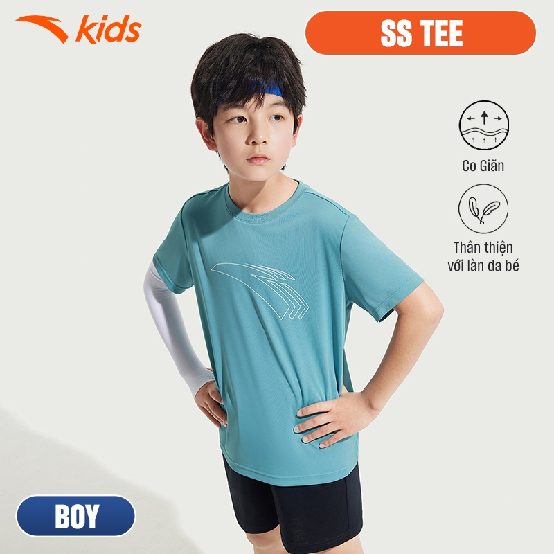 Áo Phông Ngắn Tay Bé Trai Anta Kids Running 3525B5118