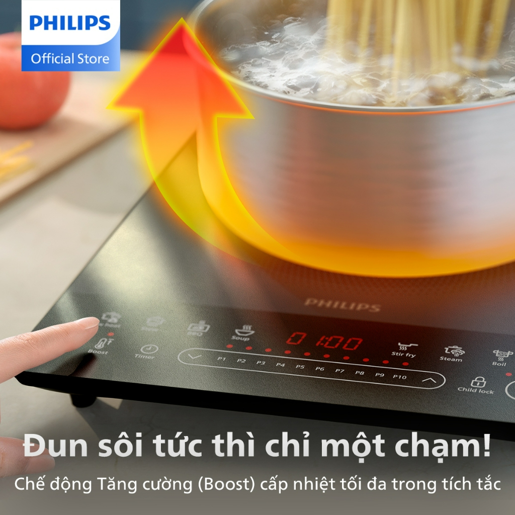 [LIVE] Bếp từ Philips HD5850/90 - Hàng chính hãng - Bảo hành 24 tháng