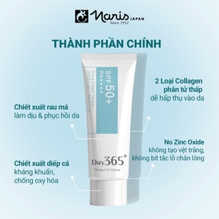 Kem Chống Nắng Tuyết Tan Day 365+ Perfect UV Creme SPF 50+, PA++++ 60g