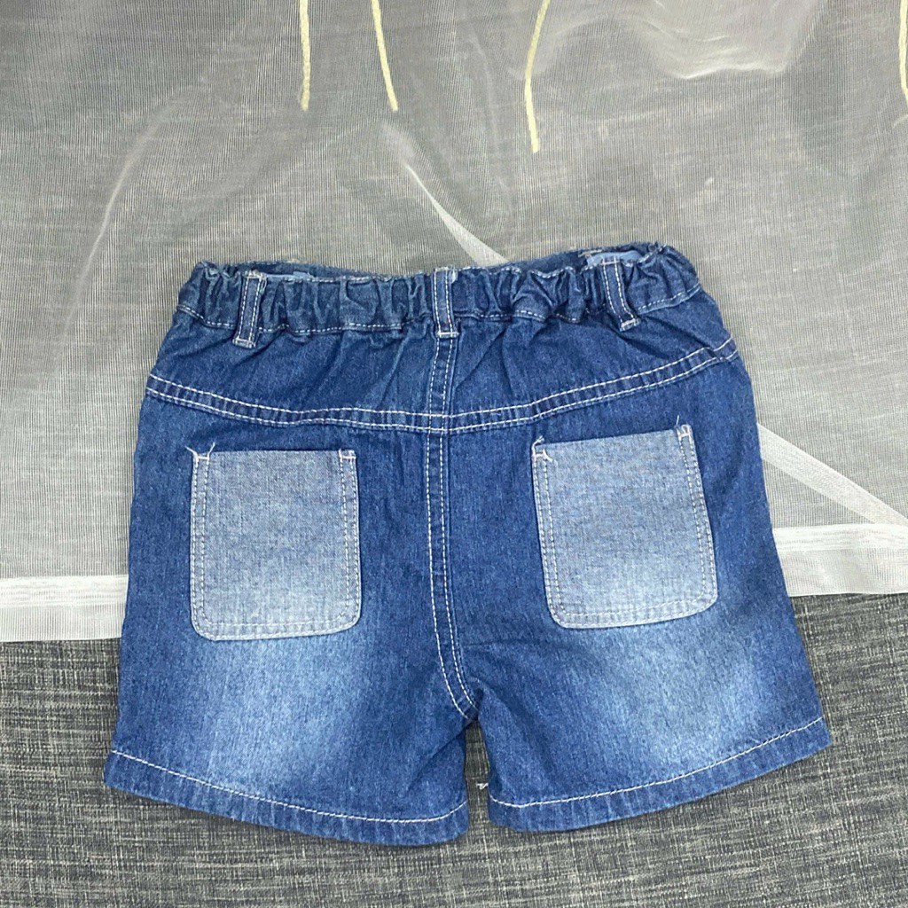 Quần jean bé gái xuất dư C6824 kèm đai, chất mềm co giãn, mặc siêu thoải mái size 18M-5Y (8-16kg)