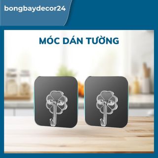 Combo Móc Dán Tường LS1-0661-847 Siêu Dính, Trong Suốt, Chịu Lực Tốt Treo Tường Chắc Chắn