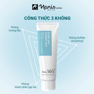 Sữa Rửa Mặt Sạch Sâu Làm Dịu Da Day 365+ Perfect Cleansing Foam 80g