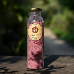 Muối tắm hoa hồng Karose Epsom 100g
