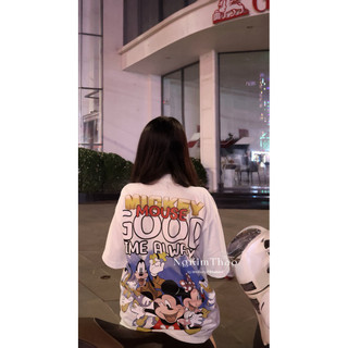 [ẢNH CHÍNH CHỦ] Áo Thun Cotton 100% Thái Mickey New Version In Full 2 Mặt