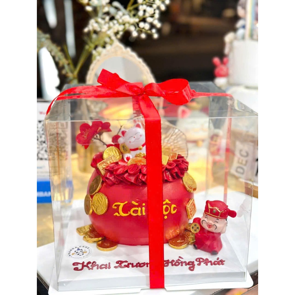 Combo 10 Hộp Mica Đựng Bánh Kem, Bánh Sinh Nhật, Set Bánh Lạnh, Bánh Ngọt - Hộp 3 Chi Tiết [Size 15 x 15 x cao 15 cm]