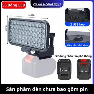 Đèn LED 35 và 55 Bóng ( Dùng Chân Pin Phổ Thông 4cm ), Cắm Trại Dã Ngoại, Công Trình, Nhà Xưởng ( Chưa Kèm Pin + Sạc)