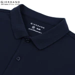 GIORDANO Áo Thun Nam Trơn Có Cổ Lycra Polo 01016245 — ảnh 6