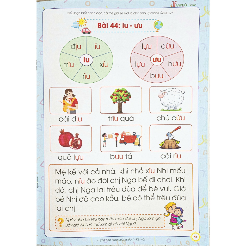 Sách - H An Phúc -  Luyện đọc tăng cường - Lớp 1 - Kết nối tri thức với cuộc sống