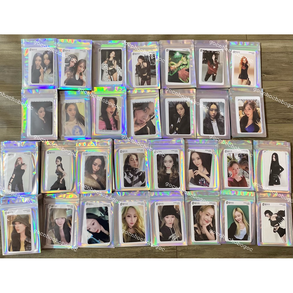 Photocard thẻ ảnh QQ MUSIC AESPA Karina, Winter, Ningning, Giselle