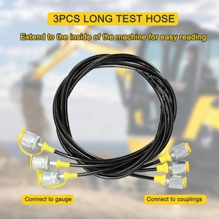 Bộ Kiểm Tra Áp Lực Thủy Lực Máy Đào, Đầu Nối & Đồng Hồ Đo Đa Năng, Chính Xác Cao