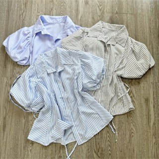 Áo bigsize nữ kiểu tay phồng có dây buộc ở eo tôn dáng che khuyết điểm vải mềm mát hottrend SM189/SM190