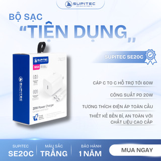 Bộ sạc nhanh PD-27W SUPITEC SE20C (TYPE-C)