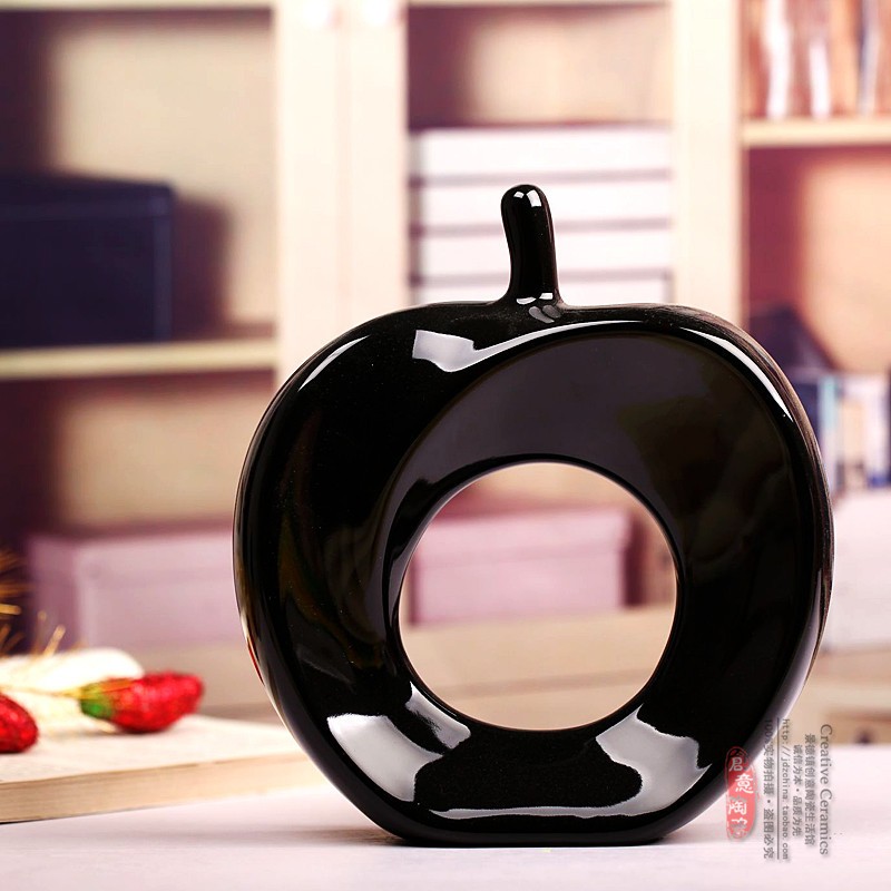 Bộ tượng các mẫu sứ ĐEN TRẮNG trang trí nhà cửa, văn phòng