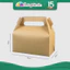 Hộp Giấy Kraft Có Quai Xách (10X20X10CM), Dáng Gài, Dày Dặn Đựng Bánh Kẹo, Đồ Ăn Cho Các Hàng Quán