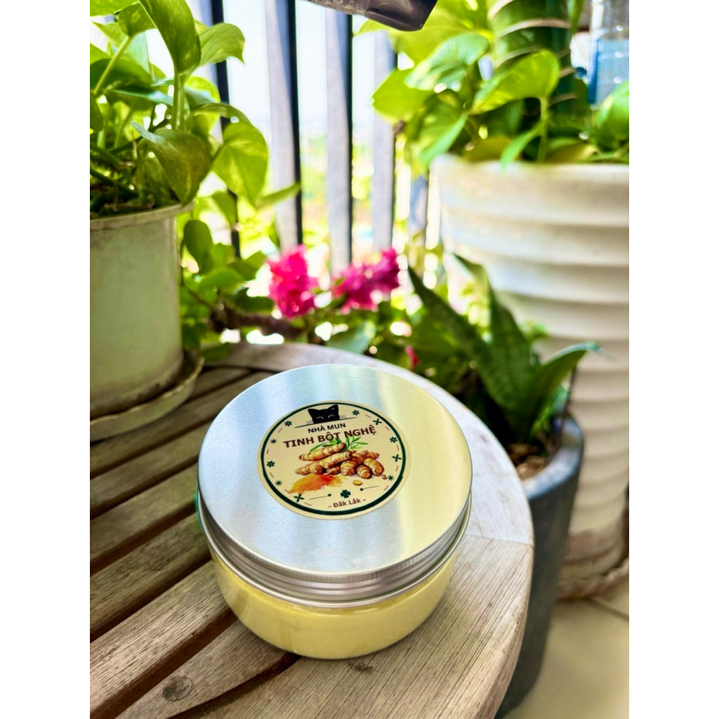 Tinh bột nghệ nguyên chất 100g – nghệ vàng mịn, dùng làm đẹp da & chăm sóc sức khỏe | MM05