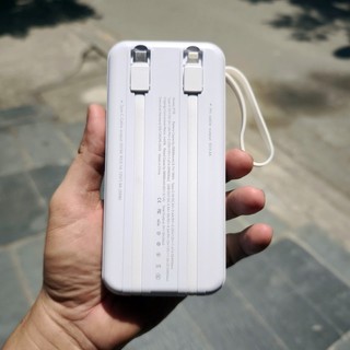 [CÓ 3C / CCC] Dự phòng PHANTOM P70 20000mAh 2 cáp TypeC 20W & LN 2.4A - USB 22.5W cổng typec In/Out