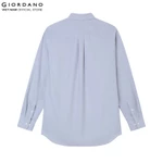 GIORDANO Áo Sơ Mi Dài Tay Nam Thêu Logo Sư Tử Cotton Oxford Lion Shirt 01046083 — ảnh 4