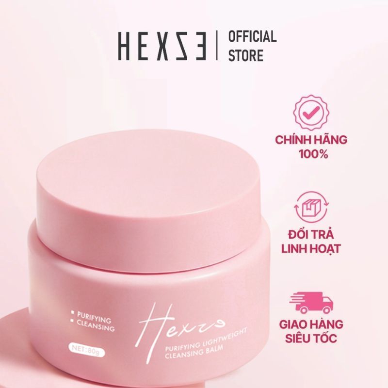 Sáp Tẩy Trang Hương Hoa Trà HEXZE Purifying Lightweight Cleansing Balm  Sạch Sâu, Dưỡng Ẩm, Không Bít Tắc Lỗ Chân Lông