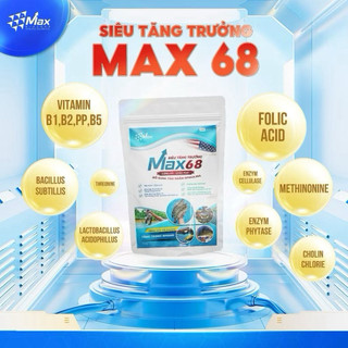 MAX 68 1KG - Chế phẩm sinh học siêu tăng trưởng thuỷ sản