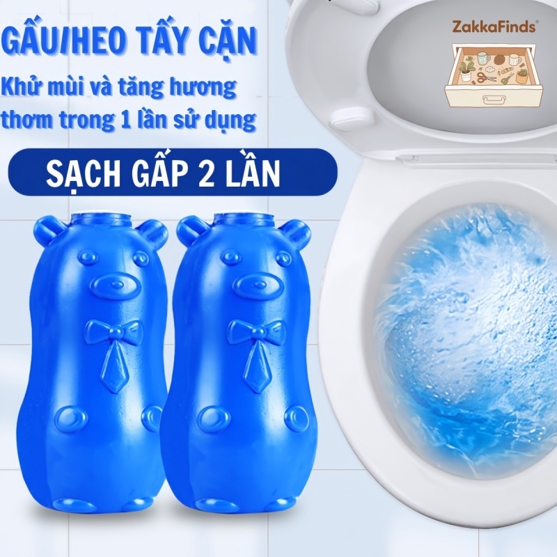 Lọ Thả Bồn Cầu Hình Con Lợn - Khử Mùi, Diệt Khuẩn, Tiện Lợi