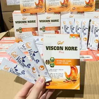 Gel dạ dày Viscon Kore Plus Chính Hãng Cao Cấp Hộp 20 Gói ✅ Giảm acid dịch vị trào ngược đầy hơi ợ chua khó tiêu