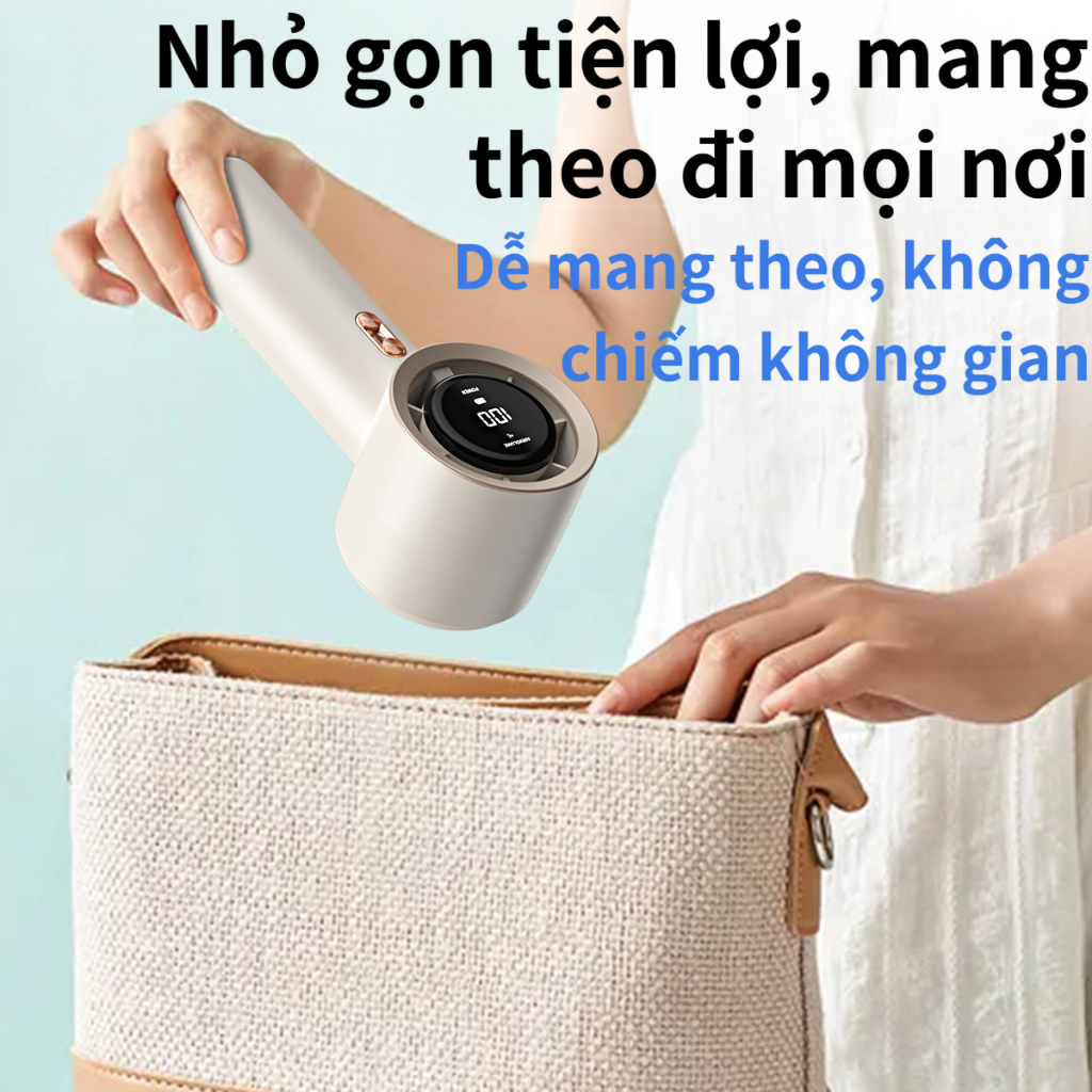 Quạt cầm tay tuabin tốc độ cao 2026|199 cấp Gió Mạnh|4000mAh|Sạc Type-C|Siêu làm mát，Nhỏ gọn, di động