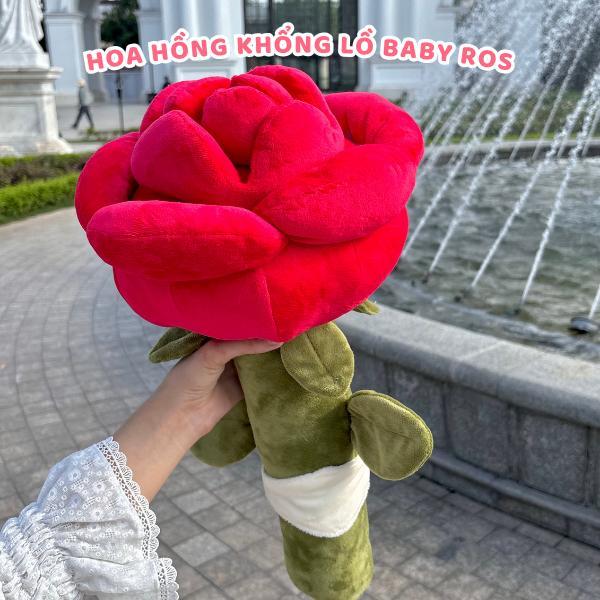 Hoa Hồng Khổng Lồ Bằng Bông 30cm 50cm 65cm 80cm – Món Quà Độc Đáo Và Ý Nghĩa Cho Những Dịp Đặc Biệt