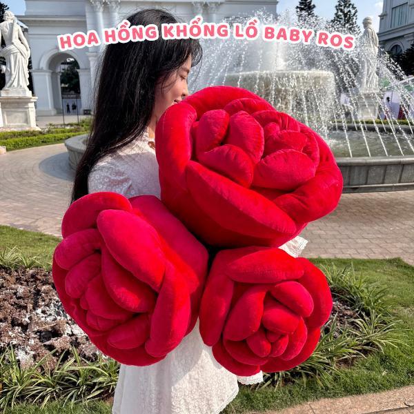 Hoa Hồng Khổng Lồ Bằng Bông 30cm 50cm 65cm 80cm – Món Quà Độc Đáo Và Ý Nghĩa Cho Những Dịp Đặc Biệt
