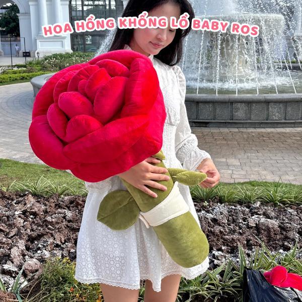 Hoa Hồng Khổng Lồ Bằng Bông 30cm 50cm 65cm 80cm – Món Quà Độc Đáo Và Ý Nghĩa Cho Những Dịp Đặc Biệt