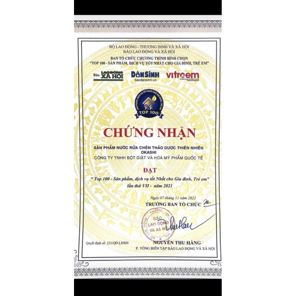 Nước rửa bát okashi