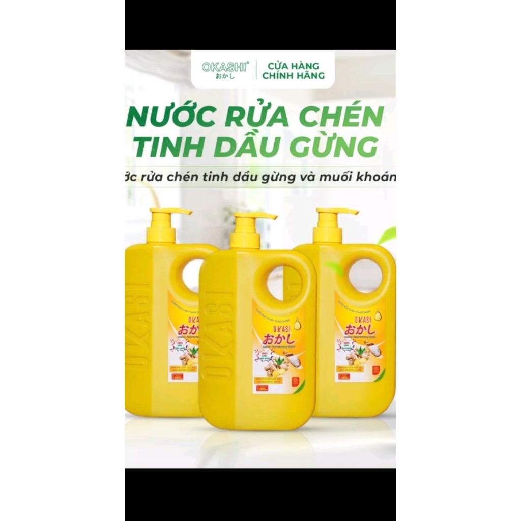 Nước rửa bát okashi