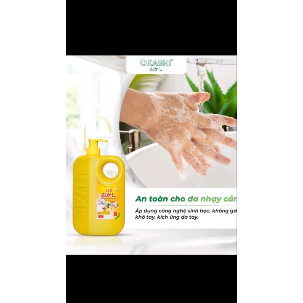 Nước rửa bát okashi