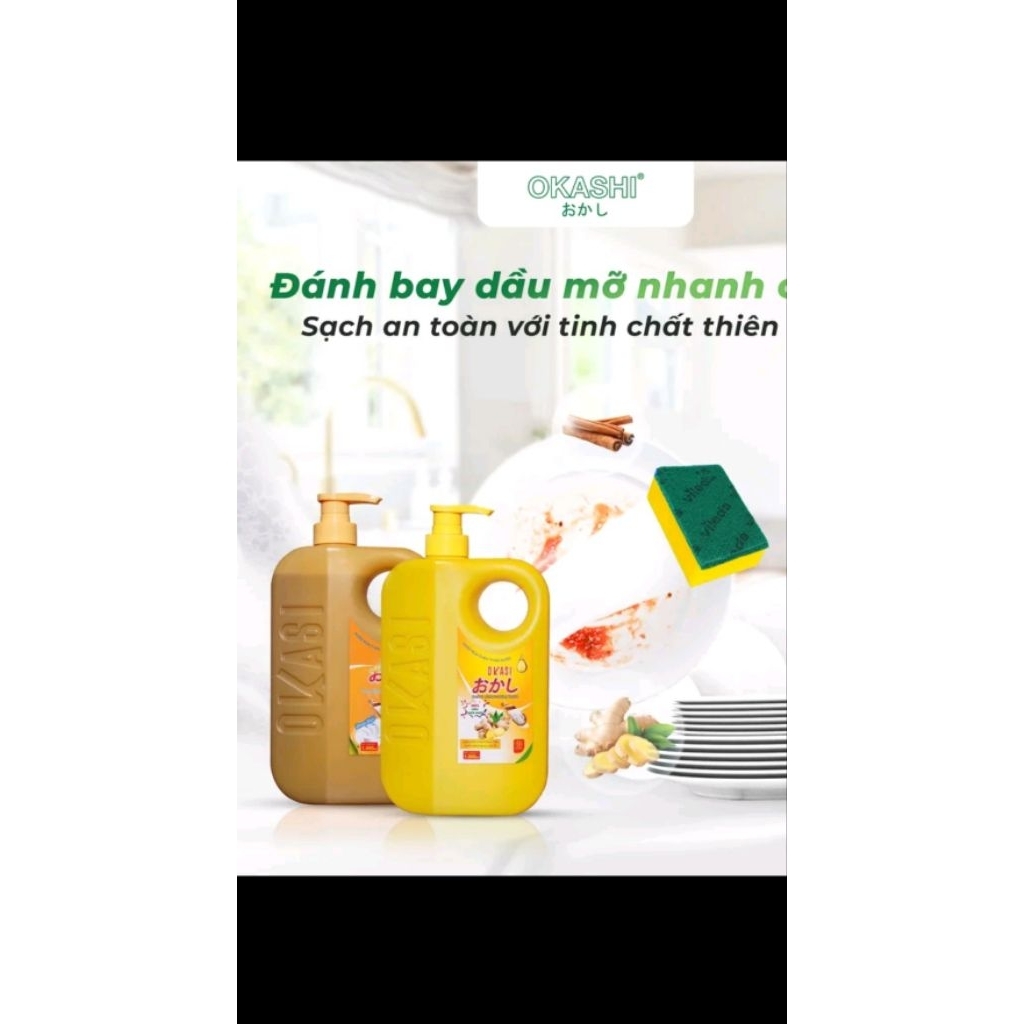 Nước rửa bát okashi