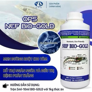 NEF BIO-GOLD - Nông to đường ruột, phân dài, chấm dứt phân trắng