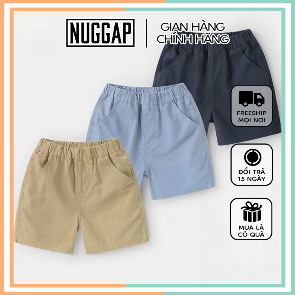 Quần short bé trai , quần đùi cho bé trai RIGHT Nuggap
