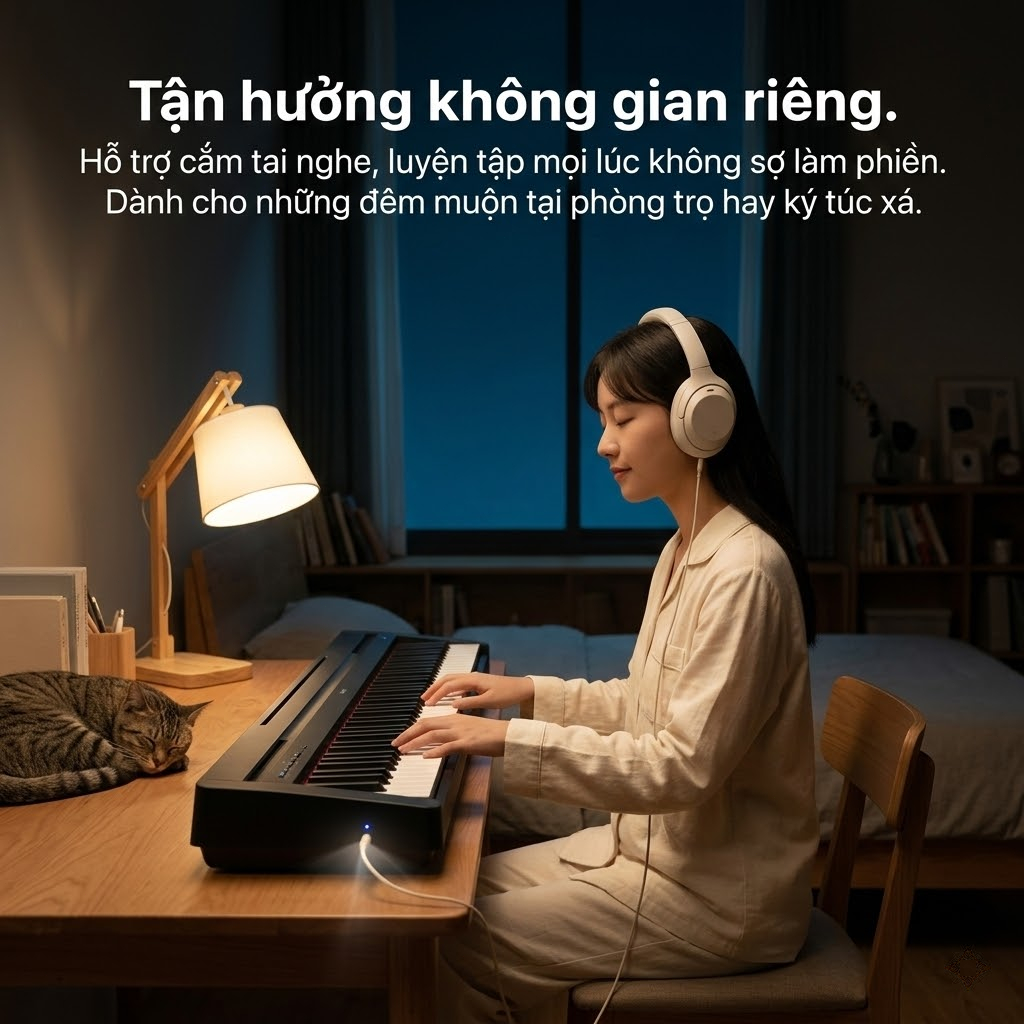 Đàn Piano 88 Phím Gấp Gọn Tiện Lợi - Cắm Tai Nghe Chơi Đêm Không Ồn, Quà Tặng Âm Nhạc Giá Rẻ Cho Bé & Học Sinh