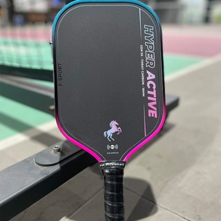 (Chính Hãng) Vợt Pickleball F-Sport Hyper Active 16mm – Carbon Toray Nhám, Lõi 5S Trợ Lực Mạnh, Vợt Tấn Công Đánh Đanh
