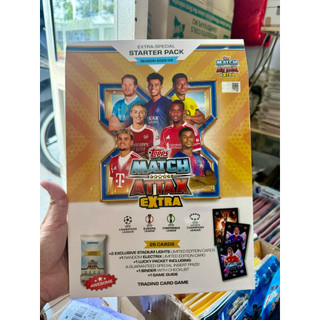 [ Starter Pack ] Album Đựng Thẻ Topps Match Attax  Starter Pack EXTRA Mùa 2025/26 25/26( 26 Thẻ)( Hàng Chính Hãng )