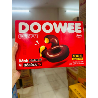 Bánh Doo wee Donut hộp mới 250g(10 cái x25g)