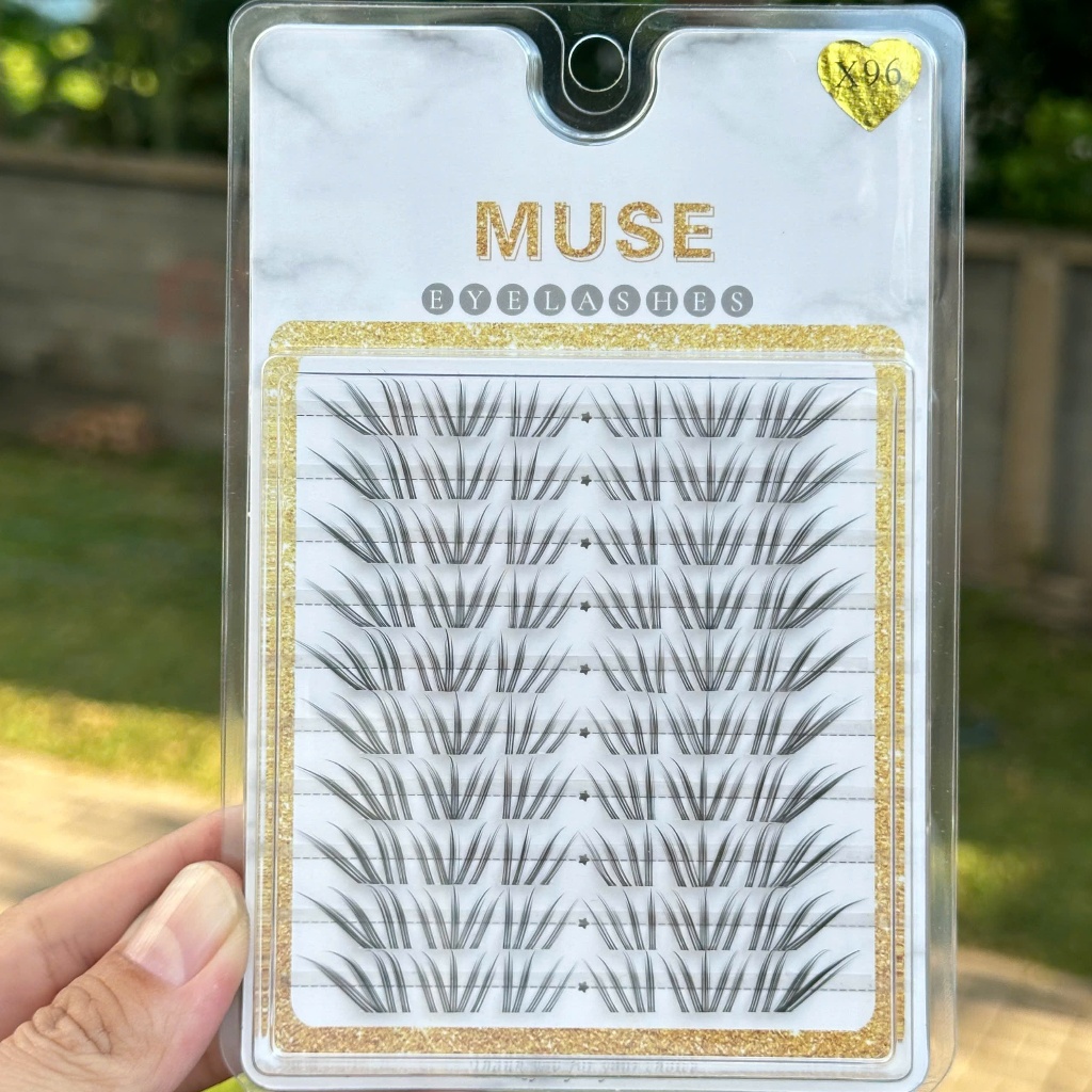 Top Mi Rời Muse, Mi cụm 10 hàng, Lông Mi Giả Cụm Cao Cấp (Full mã) - Lashes Bling