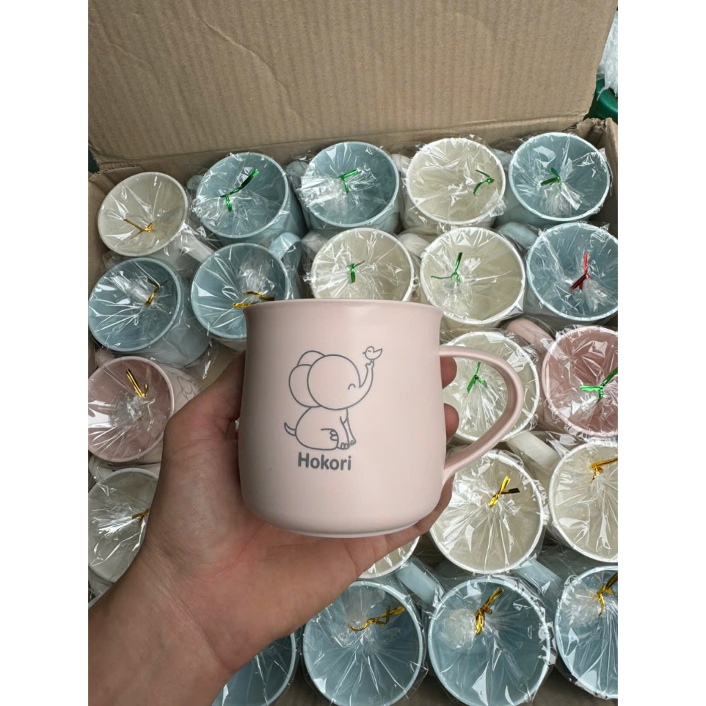 Ca uống nước, Cốc Nhựa Đánh Răng Có Tay Cầm