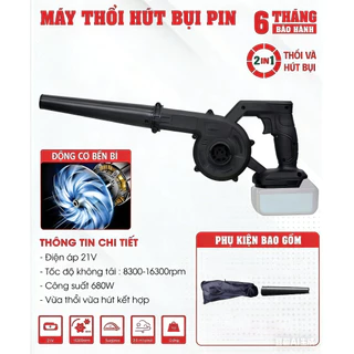 Máy Thổi Hút Bụi Dùng Pin Makita, Máy thổi hút bụi cầm tay công suất lớn 680W vệ si...
156.800
₫
-51%
5.0
Đã bán 15
Bình Dương