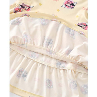 Đầm thun ngắn tay bé gái Rabity 550.121