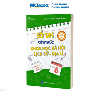 Sách - Sổ tay kiến thức khoa học xã hội Lịch Sử – Địa Lí lớp 6