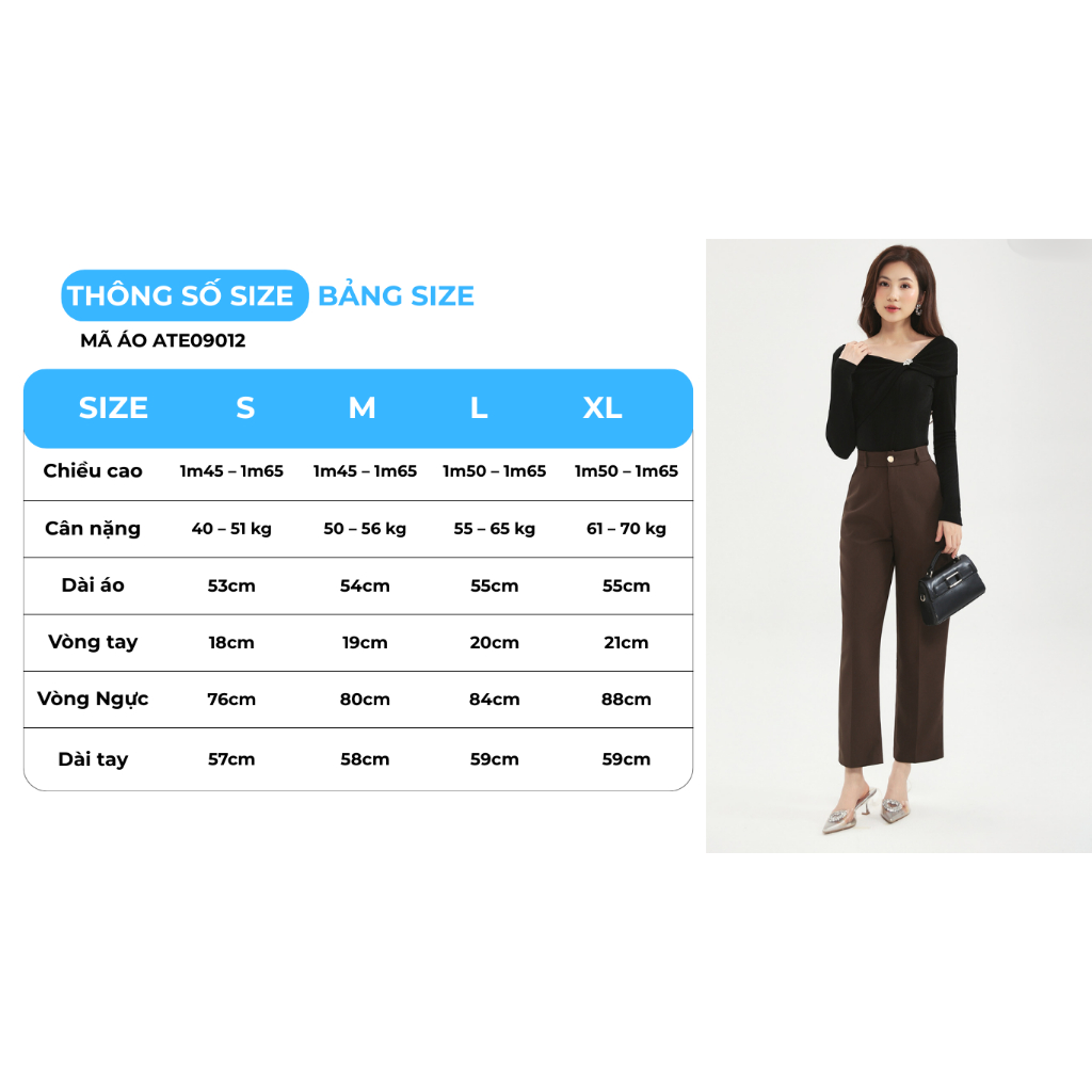Áo Thun Nữ GUMAC Form Ôm Cổ Kiểu Trễ Vai Tay Dài Ôm Vừa Dễ Phối Đồ Hằng Ngày ATE09012