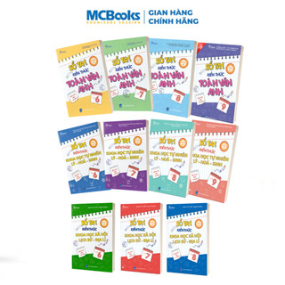 Sách - Combo Sổ tay kiến thức Toán Văn Anh, Lý Hóa Sinh, Lịch sử - Địa Lý Lớp 6,7,8,9 (2026)