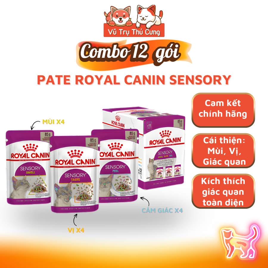 (Combo) Pate Cho Mèo Royal Canin Gói 85g